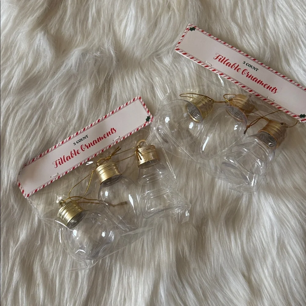 NEW Target Bullseyes Playground Christmas 2025 Set of Fillable Ornaments (6pcs)